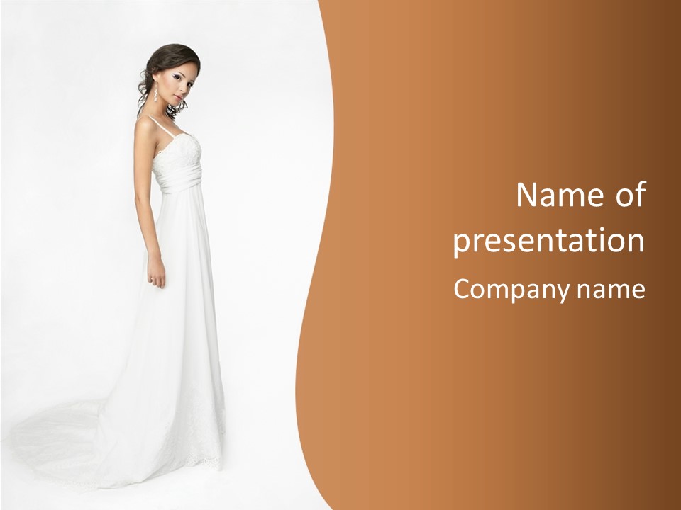 People Relationship Dress PowerPoint Template