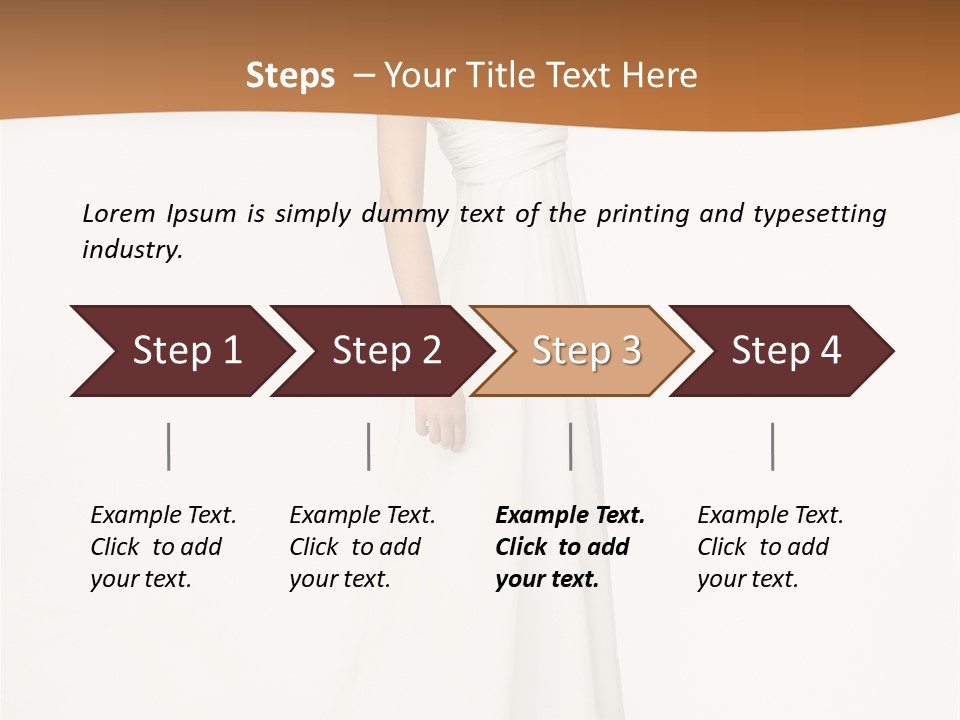 People Relationship Dress PowerPoint Template