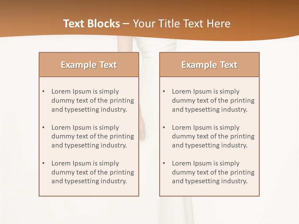People Relationship Dress PowerPoint Template