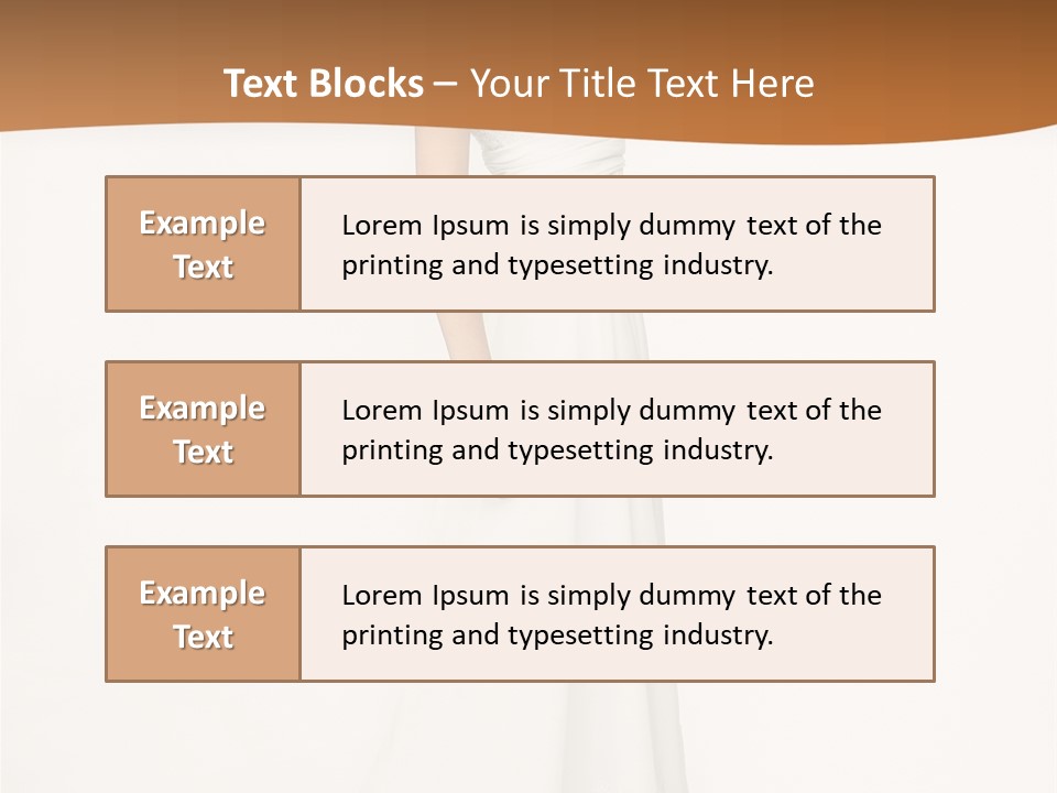 People Relationship Dress PowerPoint Template