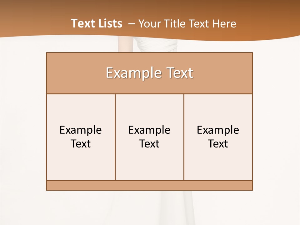 People Relationship Dress PowerPoint Template