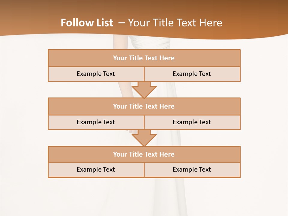 People Relationship Dress PowerPoint Template
