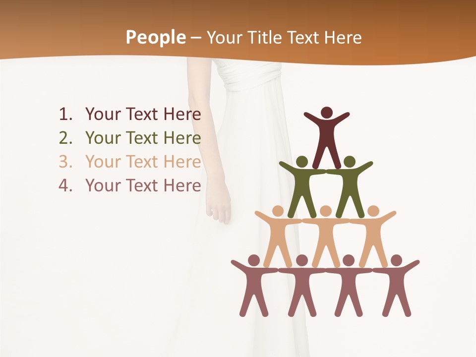 People Relationship Dress PowerPoint Template