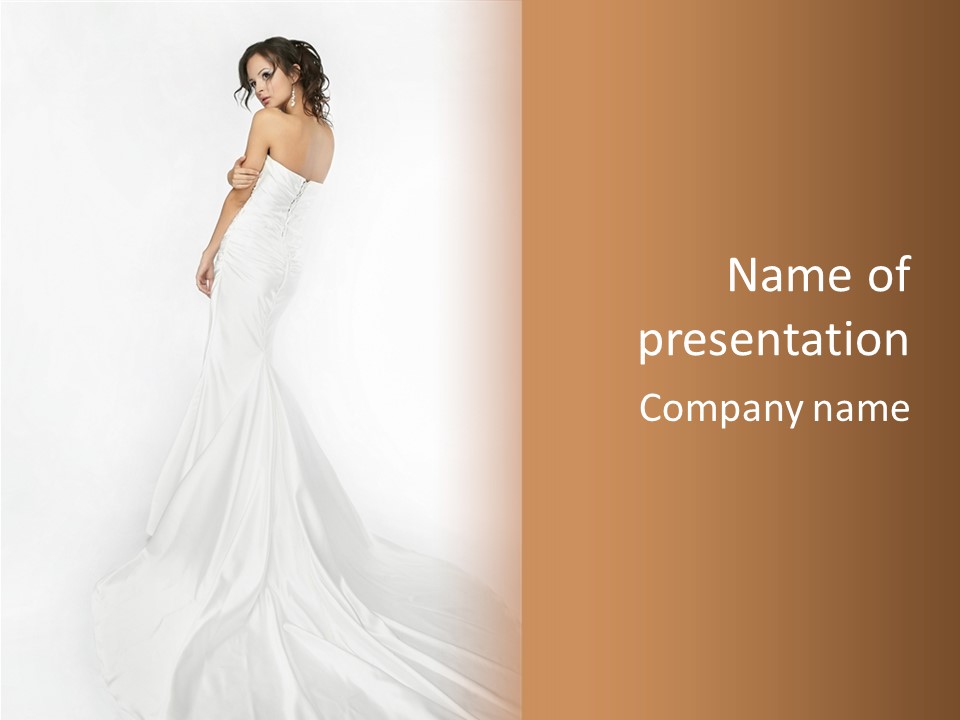 Caucasian Commitment Long PowerPoint Template