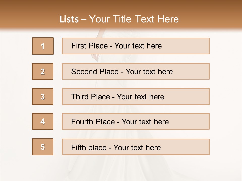 Caucasian Commitment Long PowerPoint Template