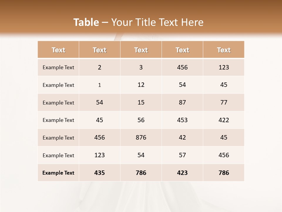 Caucasian Commitment Long PowerPoint Template