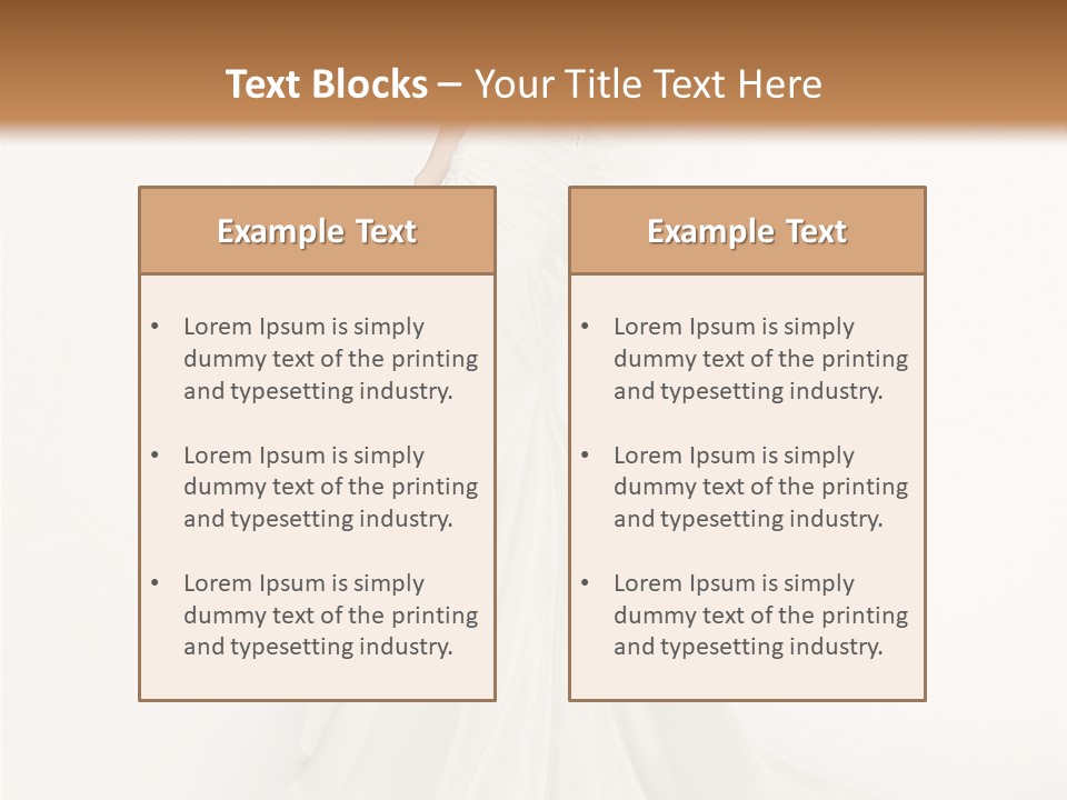 Caucasian Commitment Long PowerPoint Template