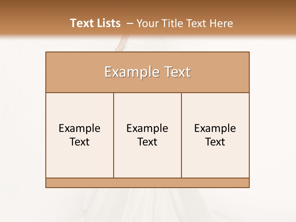 Caucasian Commitment Long PowerPoint Template