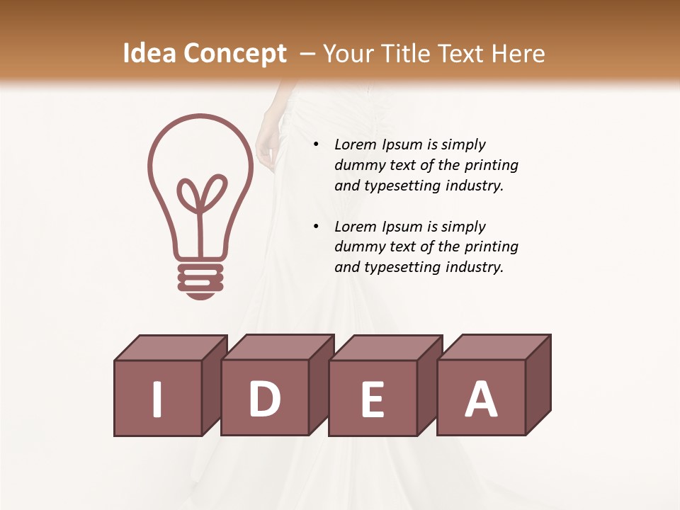 Caucasian Commitment Long PowerPoint Template