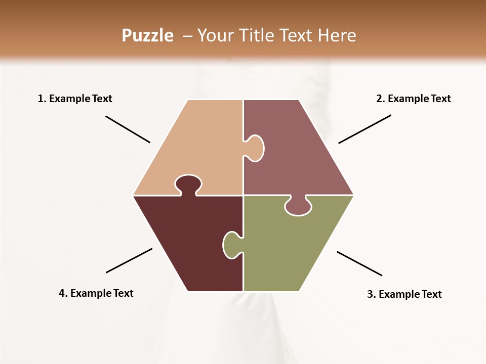 Romantic Waiting Veil PowerPoint Template