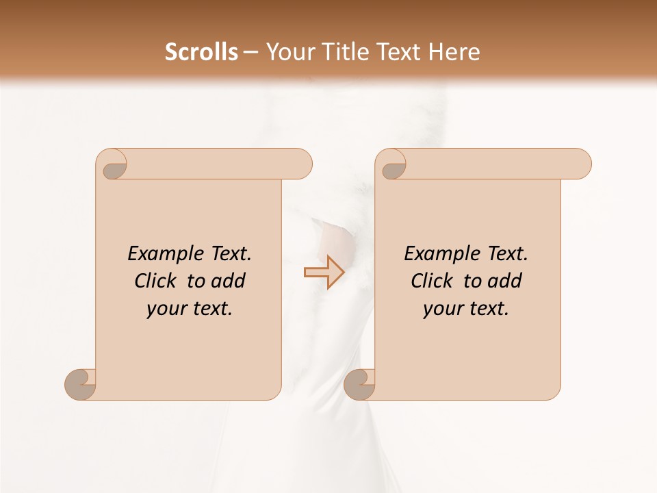 Romantic Waiting Veil PowerPoint Template