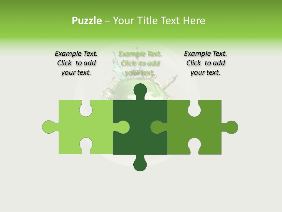 Building Eiffel City PowerPoint Template