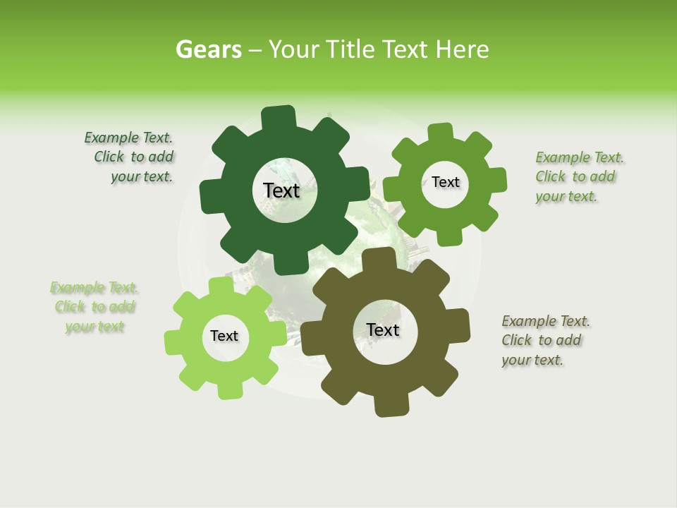 Building Eiffel City PowerPoint Template