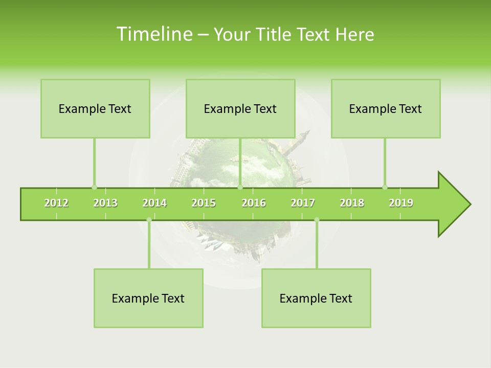 Building Eiffel City PowerPoint Template