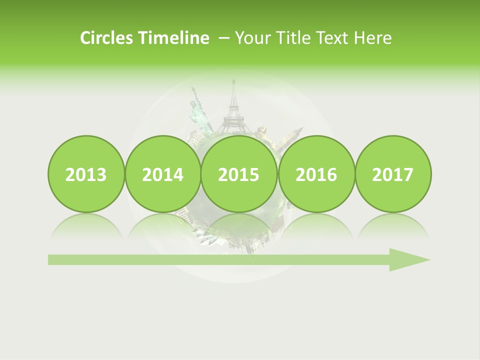 Building Eiffel City PowerPoint Template