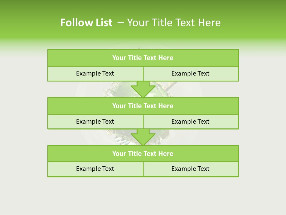 Building Eiffel City PowerPoint Template