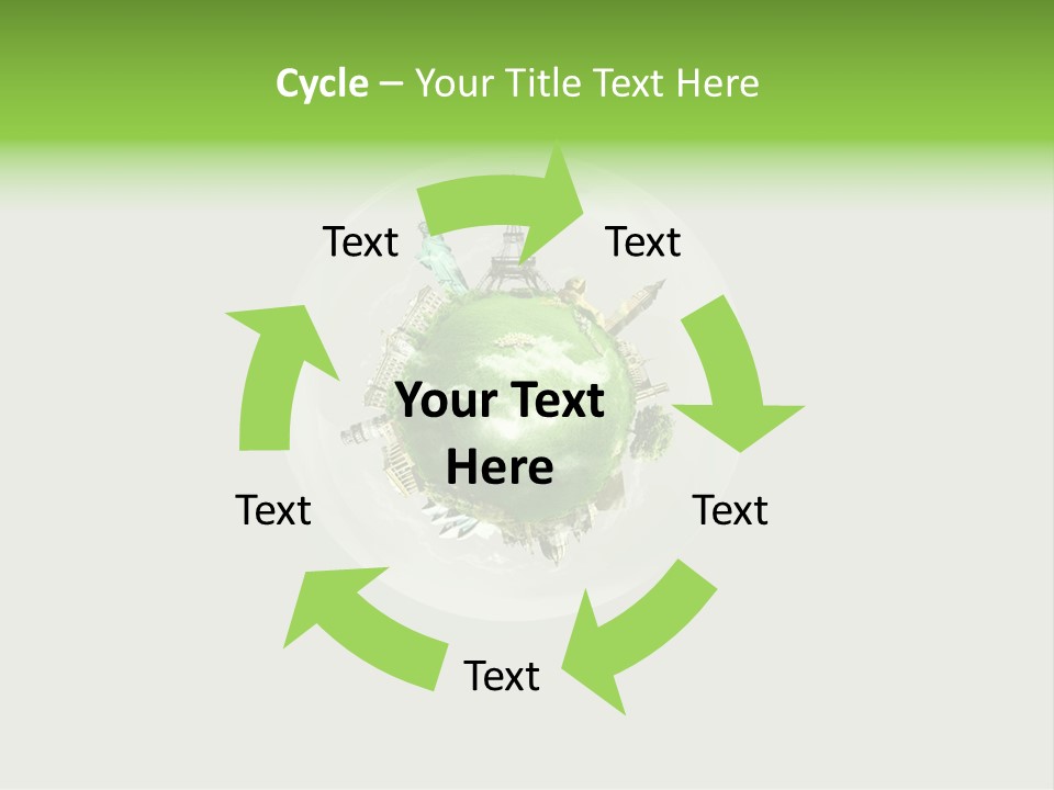 Building Eiffel City PowerPoint Template