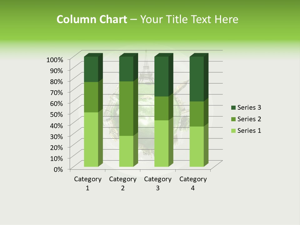 Building Eiffel City PowerPoint Template