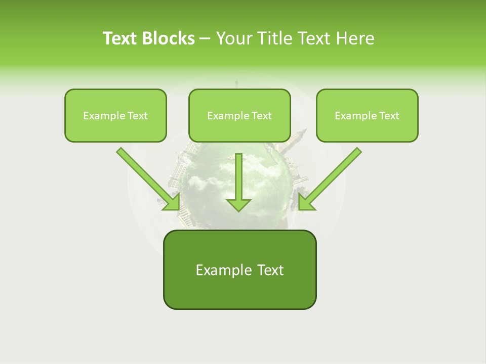 Building Eiffel City PowerPoint Template