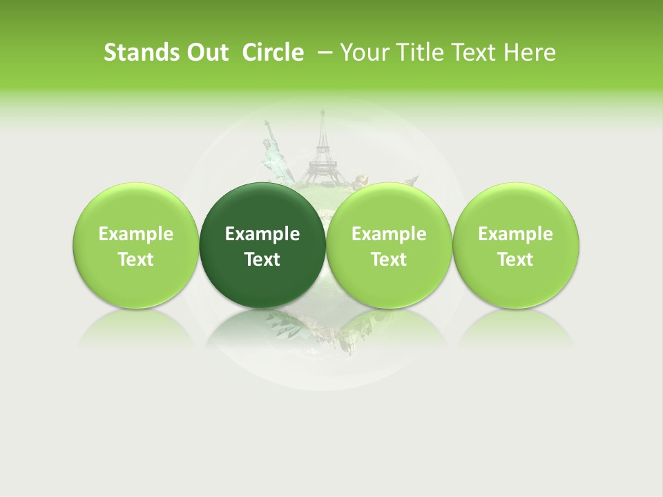 Building Eiffel City PowerPoint Template