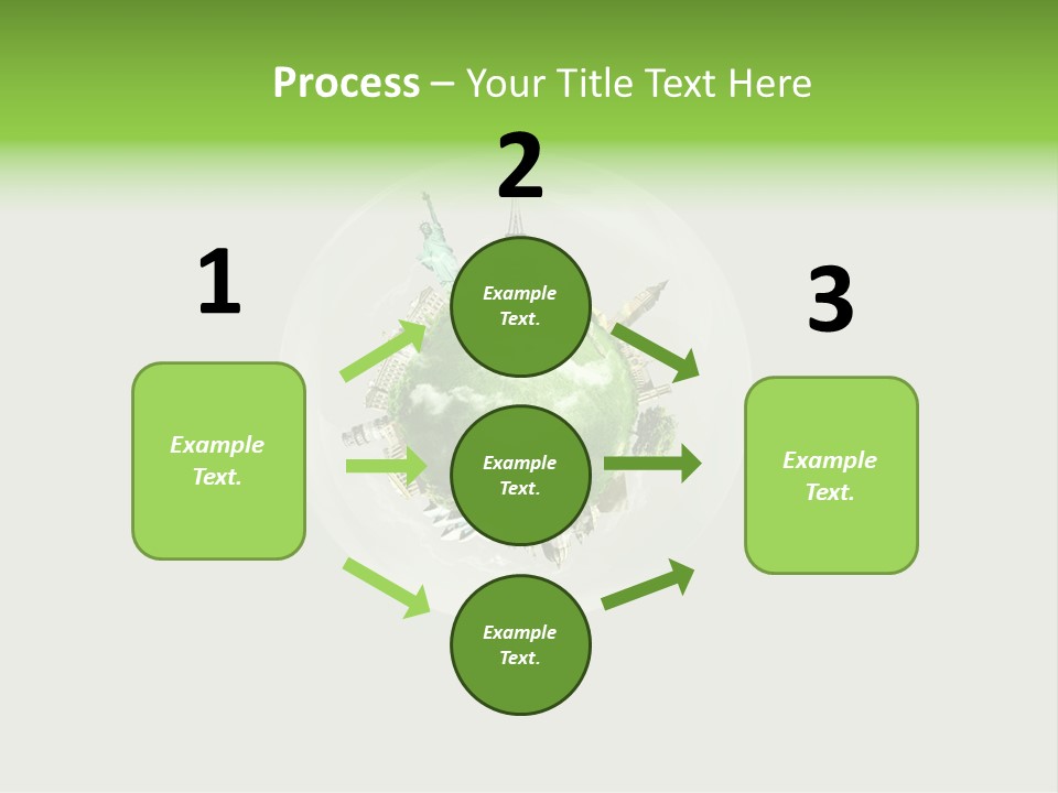 Building Eiffel City PowerPoint Template