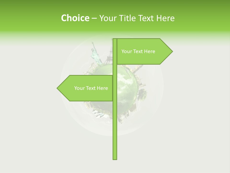 Building Eiffel City PowerPoint Template