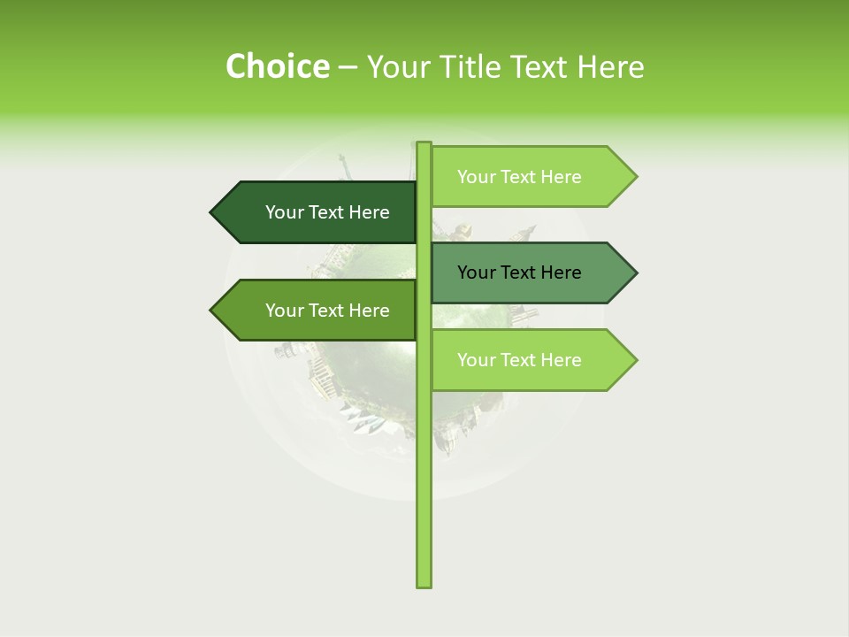 Building Eiffel City PowerPoint Template