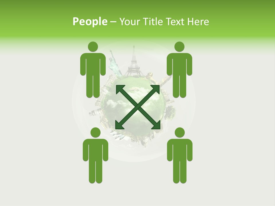 Building Eiffel City PowerPoint Template