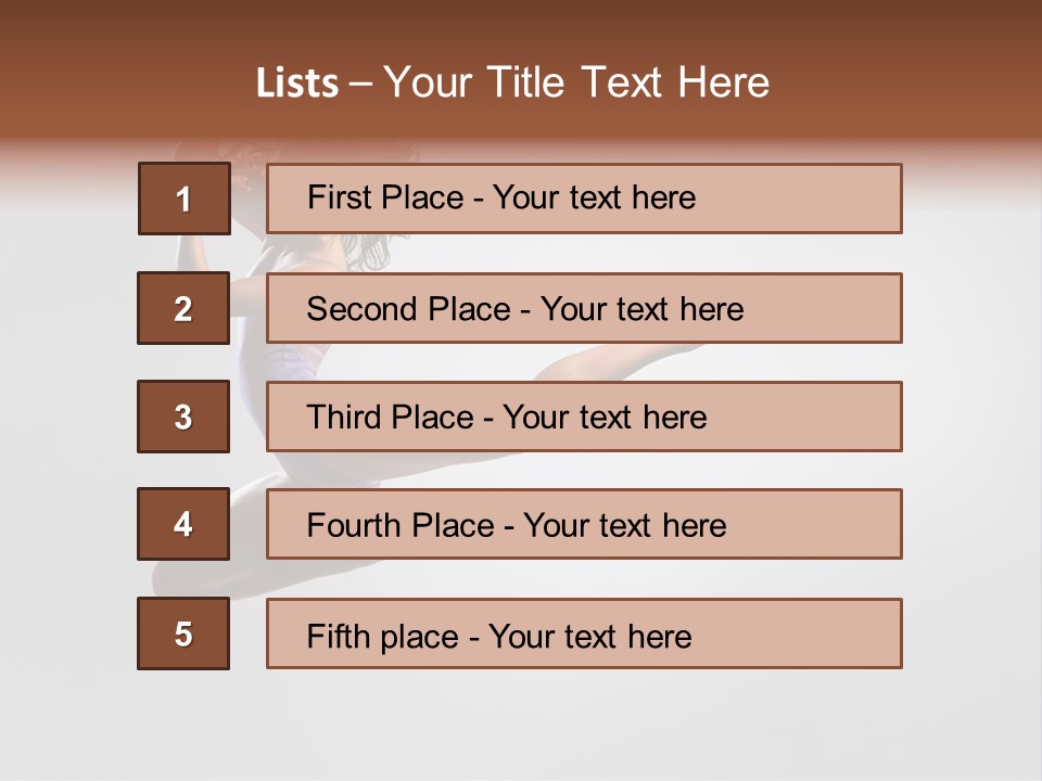 Exercise Behavior Lifestyle PowerPoint Template