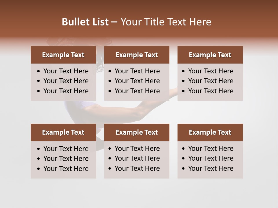 Exercise Behavior Lifestyle PowerPoint Template