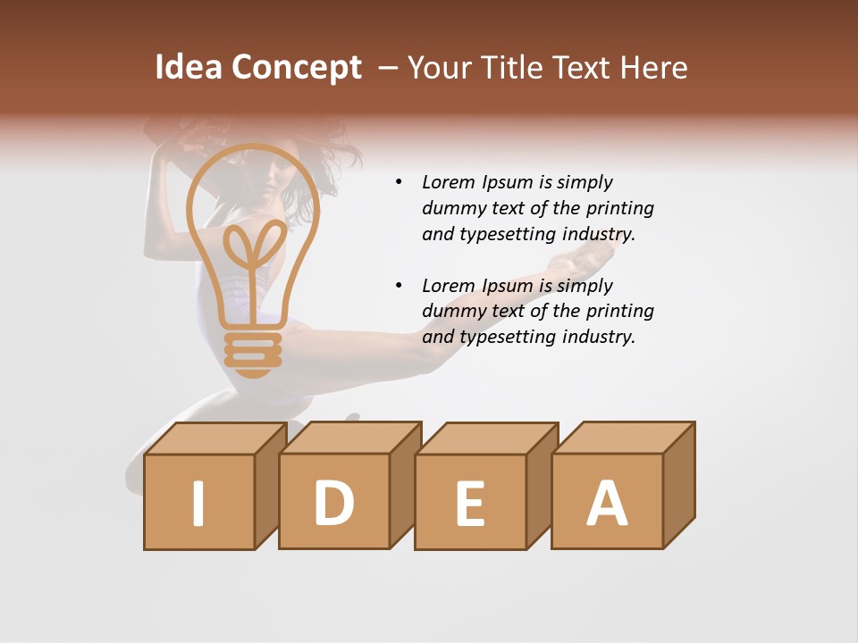 Exercise Behavior Lifestyle PowerPoint Template