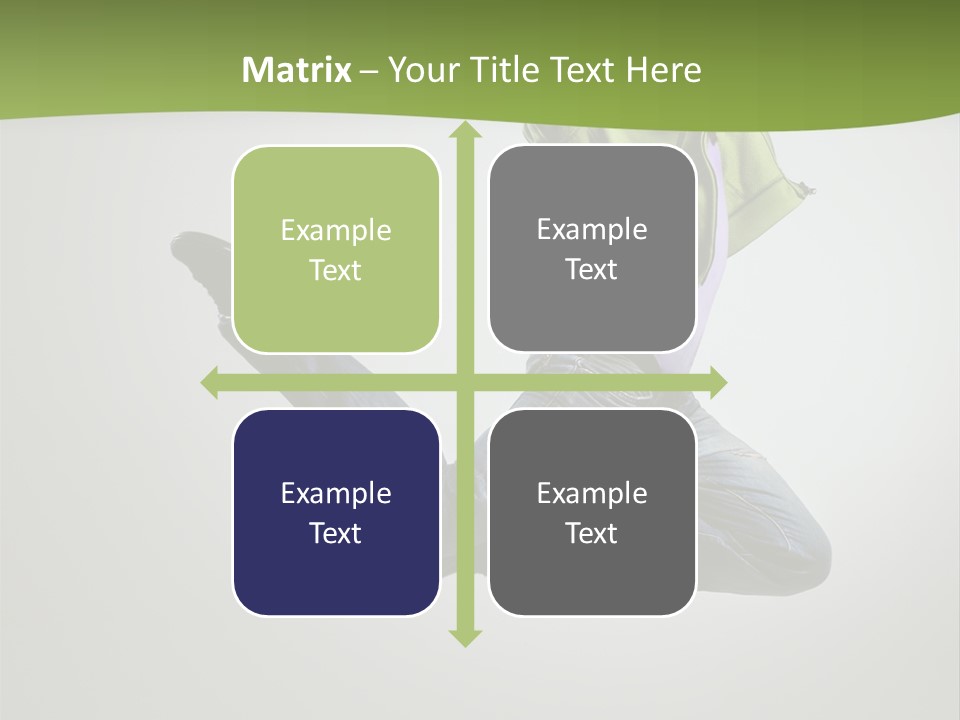 Young Posing Grace PowerPoint Template