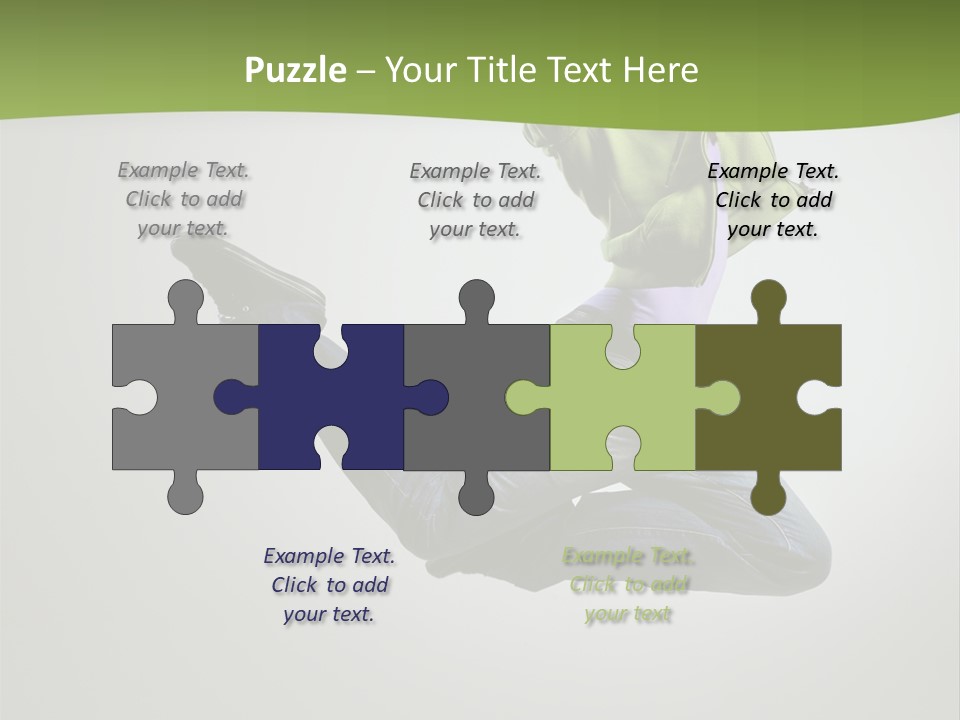 Young Posing Grace PowerPoint Template