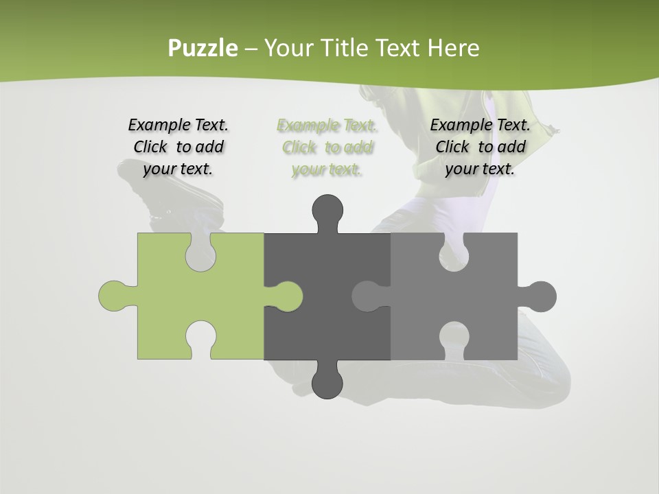 Young Posing Grace PowerPoint Template