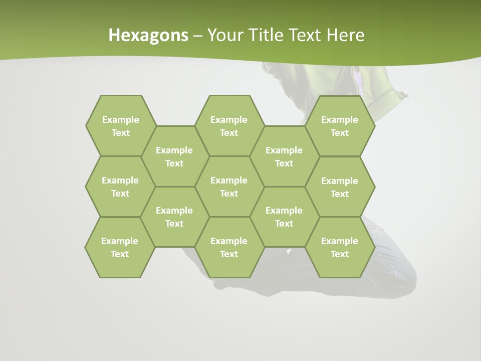 Young Posing Grace PowerPoint Template