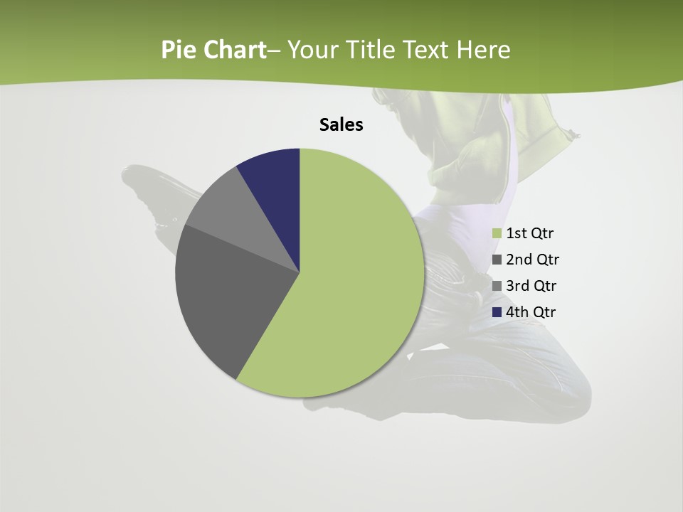 Young Posing Grace PowerPoint Template