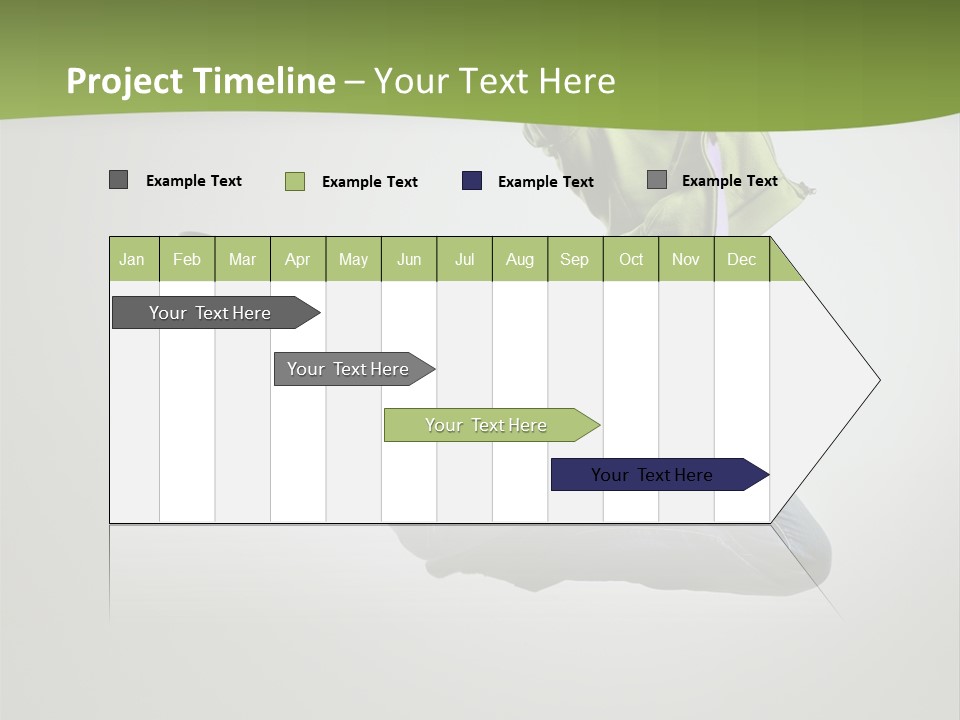Young Posing Grace PowerPoint Template