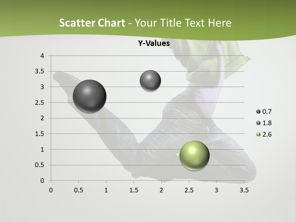 Young Posing Grace PowerPoint Template