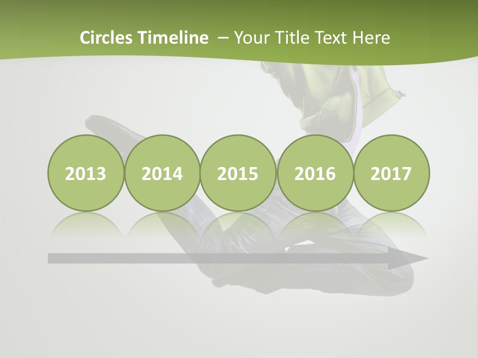 Young Posing Grace PowerPoint Template