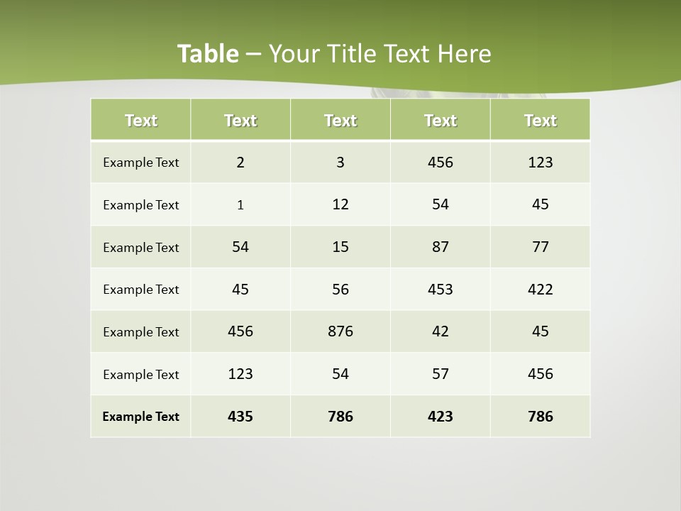 Young Posing Grace PowerPoint Template