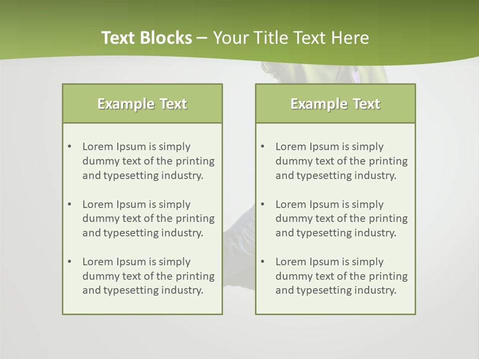 Young Posing Grace PowerPoint Template