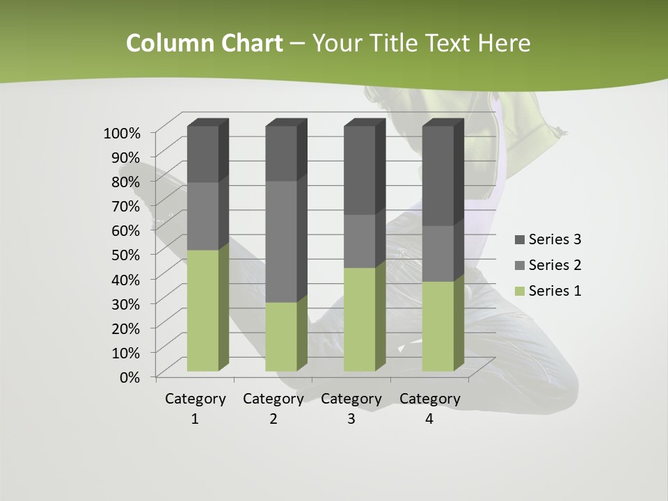 Young Posing Grace PowerPoint Template