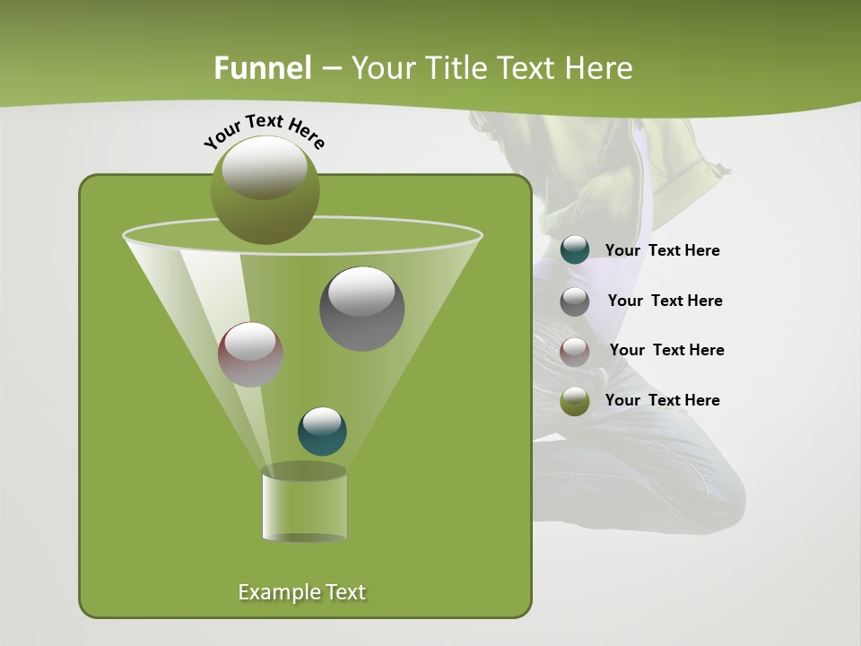 Young Posing Grace PowerPoint Template