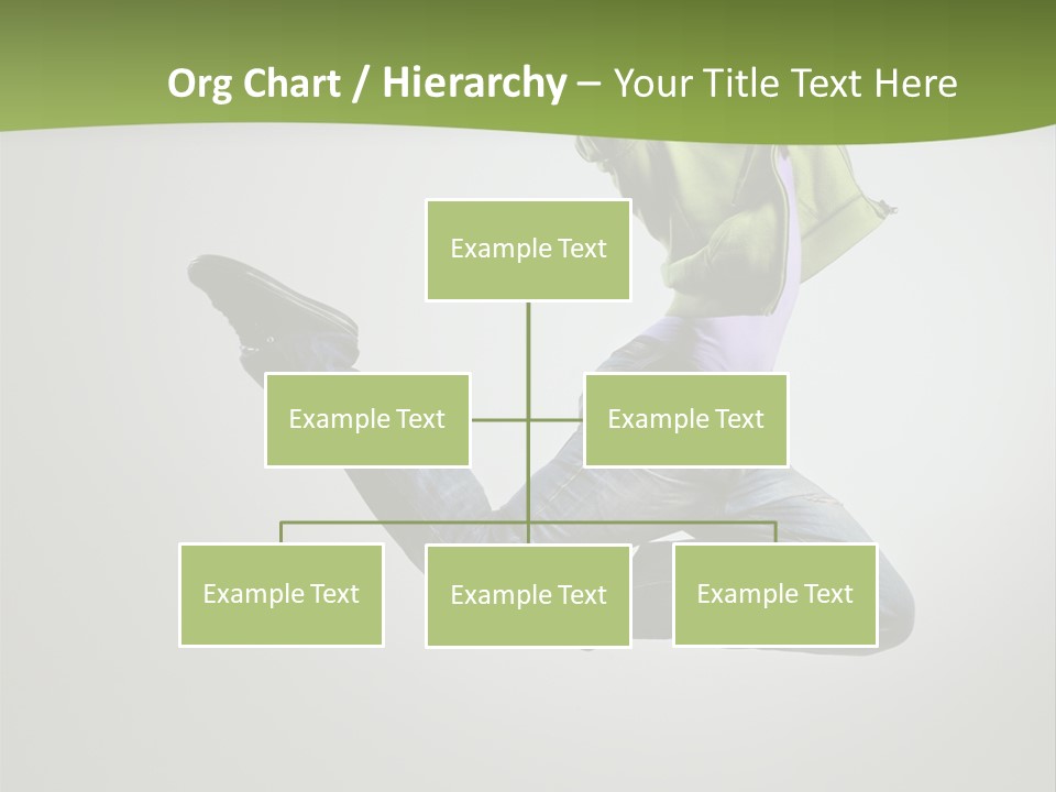 Young Posing Grace PowerPoint Template