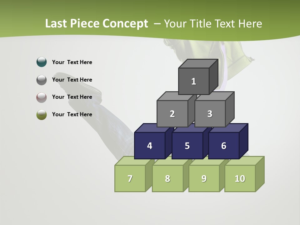 Young Posing Grace PowerPoint Template