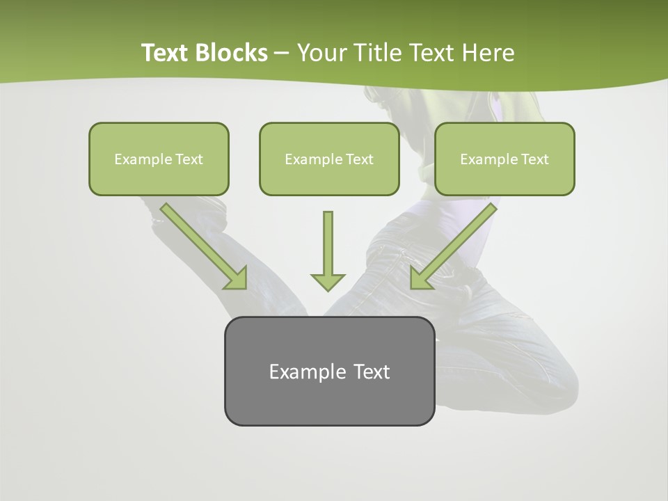 Young Posing Grace PowerPoint Template