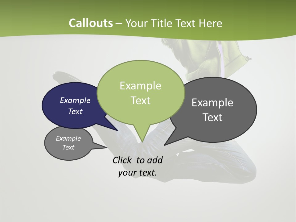 Young Posing Grace PowerPoint Template