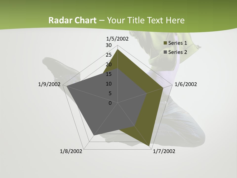 Young Posing Grace PowerPoint Template
