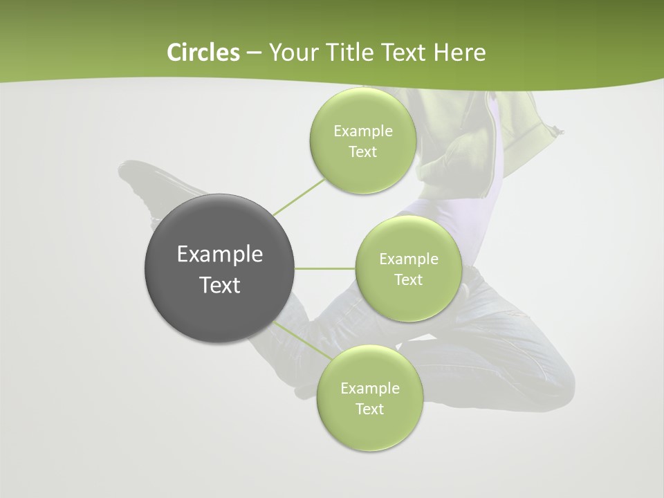 Young Posing Grace PowerPoint Template