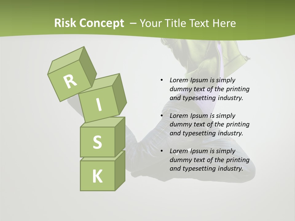 Young Posing Grace PowerPoint Template